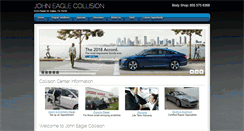 Desktop Screenshot of johneaglecollision.com